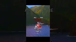 All Deaths in Jurassic part 3 || #jurassicworld #jurassicpark