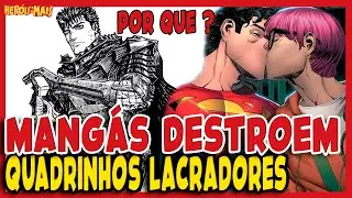 POR QUE MANGÁS DESTRUIRAM OS QUADRINHOS WOKES ?