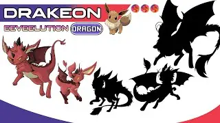 Dragon Type Eeveelution - Ultimate Mega Evolution | New Pok&eacute;mon - Gen 10 Shinolia Region | Max S
