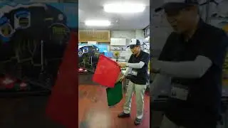 元国鉄マンによる旗振り講習