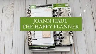 Joann Haul 60% Off Sale | The Happy Planner Wild Style | Budget Stickers | Modern Farm House