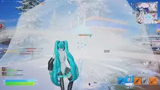 Fortnite Hutsum Miku and Terminator to save marty Mcfly in Battle Royal
