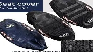 #Motorcycle Pro Ribbed Rubber Gripper Soft Seat Cover For Surron Sur-Ron Lightbee Light Bee X S Off