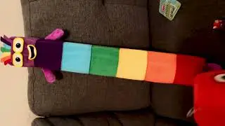 Shy guy and blue shy guy are babysitting red bear #foryou #viral #trends #gaming #numberblocks#kids￼