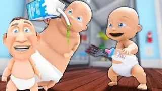 Babies Left Home Alone Baby Escaped The WATER WE FLOODED MILK HOUSE In Who's Your Daddy
