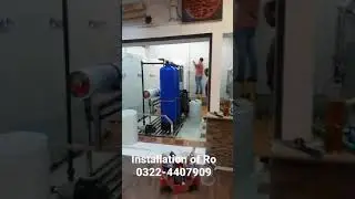 installation of Ro Plant