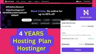 Hostinger से Single Web Hosting कैसे खरीदें? | Hostinger Single vs Premium Plan Explained | Hosting