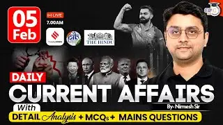 Current Affairs 2026 Today | 05 February 2026 Current Affairs | Daily Current Affairs By Nirmesh Sir