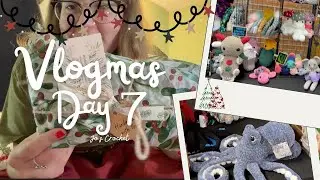 Market Day and Recap! 🎅🏼 | Vlogmas Day 7 🎄 | Crochet Small Business Vlog 🧶