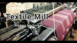 weaving process - Cloth mill - textile India