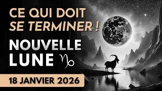 Nouvelle Lune du 18 janvier 2026 🌑♑ IL EST TEMPS DE CLÔTURER ! Analyse Astrologique