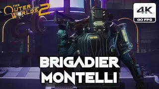 The Outer Worlds 2 - Brigadier Montelli Boss Fight (4K 60 FPS PC)