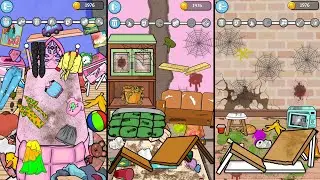 House Makeover Cleaning ASMR Gameplay Walkthrough IOS - #homeasmr #houseasmr #asmrgame #asmr