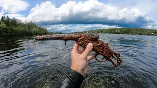 Found a gun underwater in Fall River (called the RCMP!)