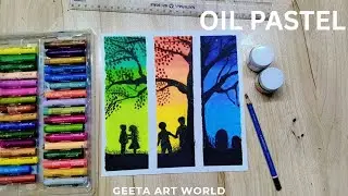 Scenery design by oil pastel #design #art #frontpage #designdrawing #painting #geetaartworld