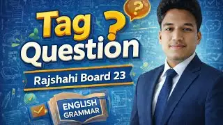 Rajshahi board 2023 solution//SSC English grammar//tag question ⁉️