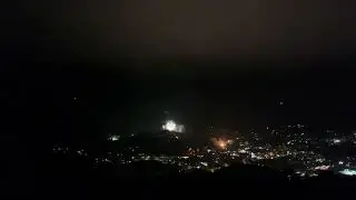 Fireworks on Bonfire Night in Church Stretton, Shropshire