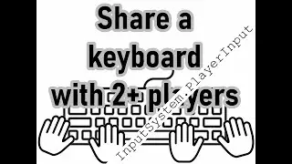 2 Player Split Keyboard a Unity Project