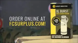 Review and Demonstration of Airsoft Innovations XL Burst Distraction Grenades