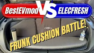 Frunk Cushion Battle! BestEVMod vs Elecfresh - [Cybertruck Accessory Review]
