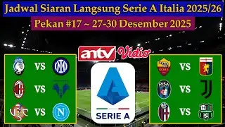 Jadwal Liga Italia Live ANTV - AC Milan vs Hellas Verona - Serie A Italia 2025/2026 Pekan 17