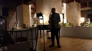 Saxophone Player at Bavaro Princess Resort, Punta Cana