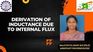 Derivation of Inductance due to Internal Flux| Transmission and Distribution| SNS Institutions 
