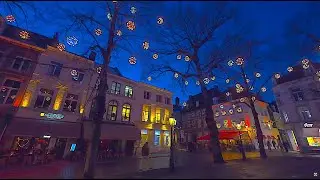Beautiful Maastricht 🇾🇪 in Holidays Lights and ❄️ Snow White