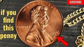 1996 D Lincoln Penny стоит миллионы! Не тратьте, пока не посмотрите!