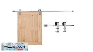 VEVOR Sliding Barn Door Hardware Kit 5FT Track 330 LBS