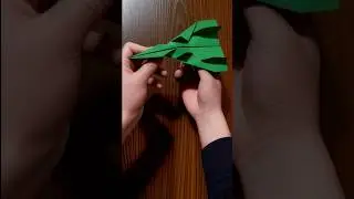 how to make a fighter jet paper airplane that flies far