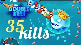 sword shark. io | highest score ever | 35 kills in just 90 second |
