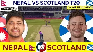 NEPAL vs SCOTLAND | T20 World Cup 2026 | Cricket 19 Game Simulation | Hindi Commentary