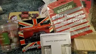 Poundland haul December, last one of 2019,
