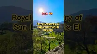 Royal Site of San Lorenzo de El Escorial Madrid 🇪🇸 ❤️