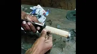 Spring Steel Rambo Knife Build: Stock Removal Method (DIY Survival Blade)