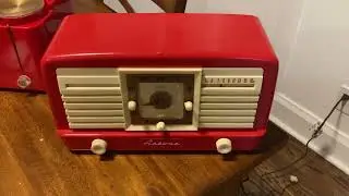 1950 Jewel Artone Model 5057U, Rally Red Bakelite