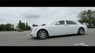 Pearl White Rolls Royce Phantom,