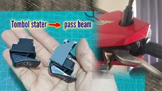 Membuat tombol pass beam dari tombol stater