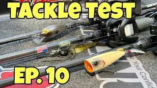 TACKLE TEST Ep. 10 - Chatterbait Stealth, Speed N, Bullet Pop