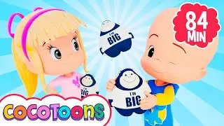 Five Little Monkeys 🐵 and more Nursery Rhymes by Cleo and Cuquin | Children Songs | Cocotoons