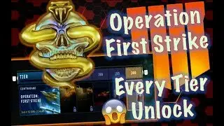 *NEW* Operation First Strike - EVERY TIER UNLOCK (Black Market) | Black Ops 4