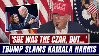 'She Was Czar But She Never Saw The Border': Donald Trump Attacks Kamala Harris | WATCH