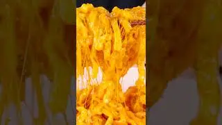 ASMR CHEESY CARBO FIRE NOODLES CHICKEN COOKING MUKBANG까르보불닭볶음면 뿌링클 치킨 먹방 ayam EATING SOUNDS #shorts