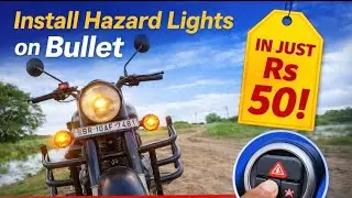 How to Install Hazard Light on Classic 350 Bs6 Only Rs 50 😀🙂💥🔥|| efibullet || || Efibullet ||