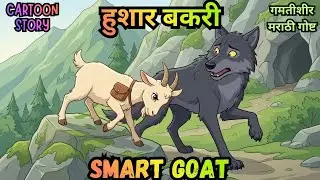 हुशार बकरी SMART GOAT || मराठी  बोधकथा || chhan chhan goshti Marathi CARTOON || Marathi Tales