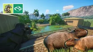 Capybara Habitat and Viewing Gallery | My DLC Theories | Planet Zoo Speed Build