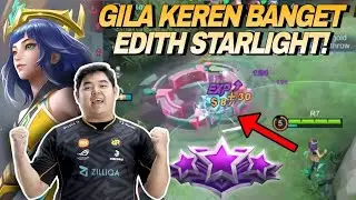 GILA INI EDITH STARLIGHT KEREN BANGET !! WAJIB BELI !! R7 EDITH - MOBILE LEGENDS