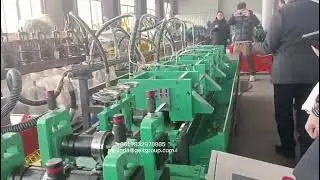 Cross T ceiling machine T bar ceiling roll forming machine forming and punching continuous