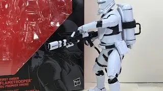 Star Wars Force Awakens Black Series 6 Inch Flametrooper Review